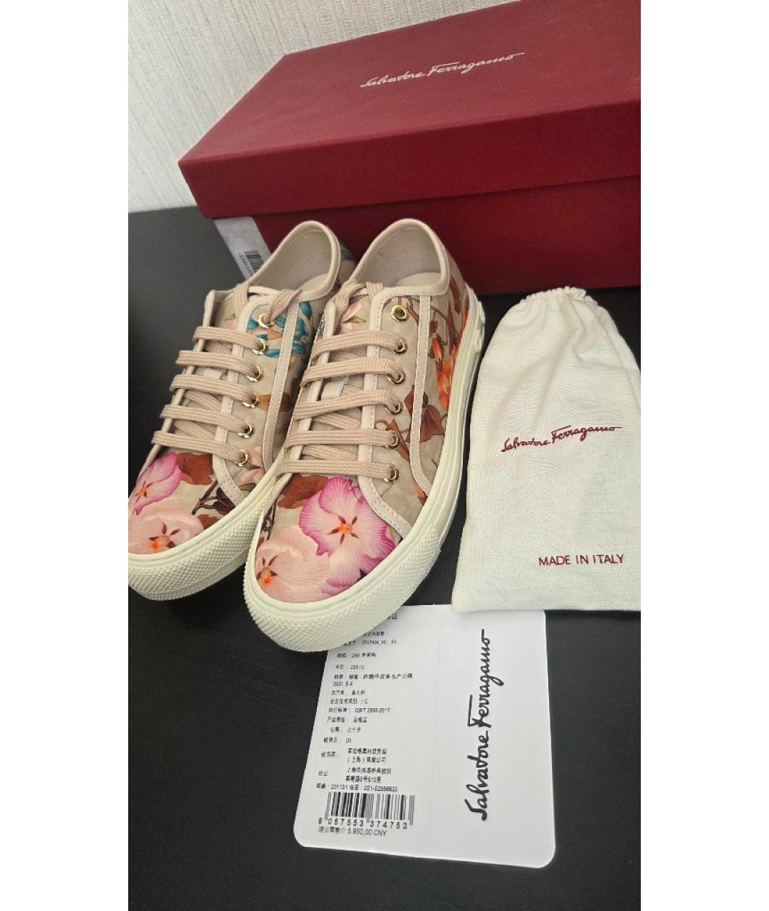 FERRAGAMO Мульти кеды, фото 6