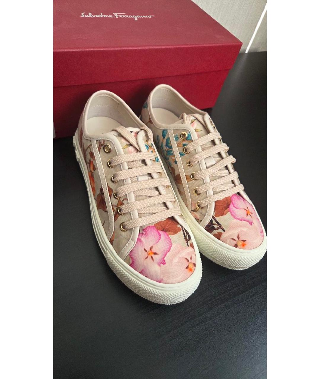 FERRAGAMO Мульти кеды, фото 5