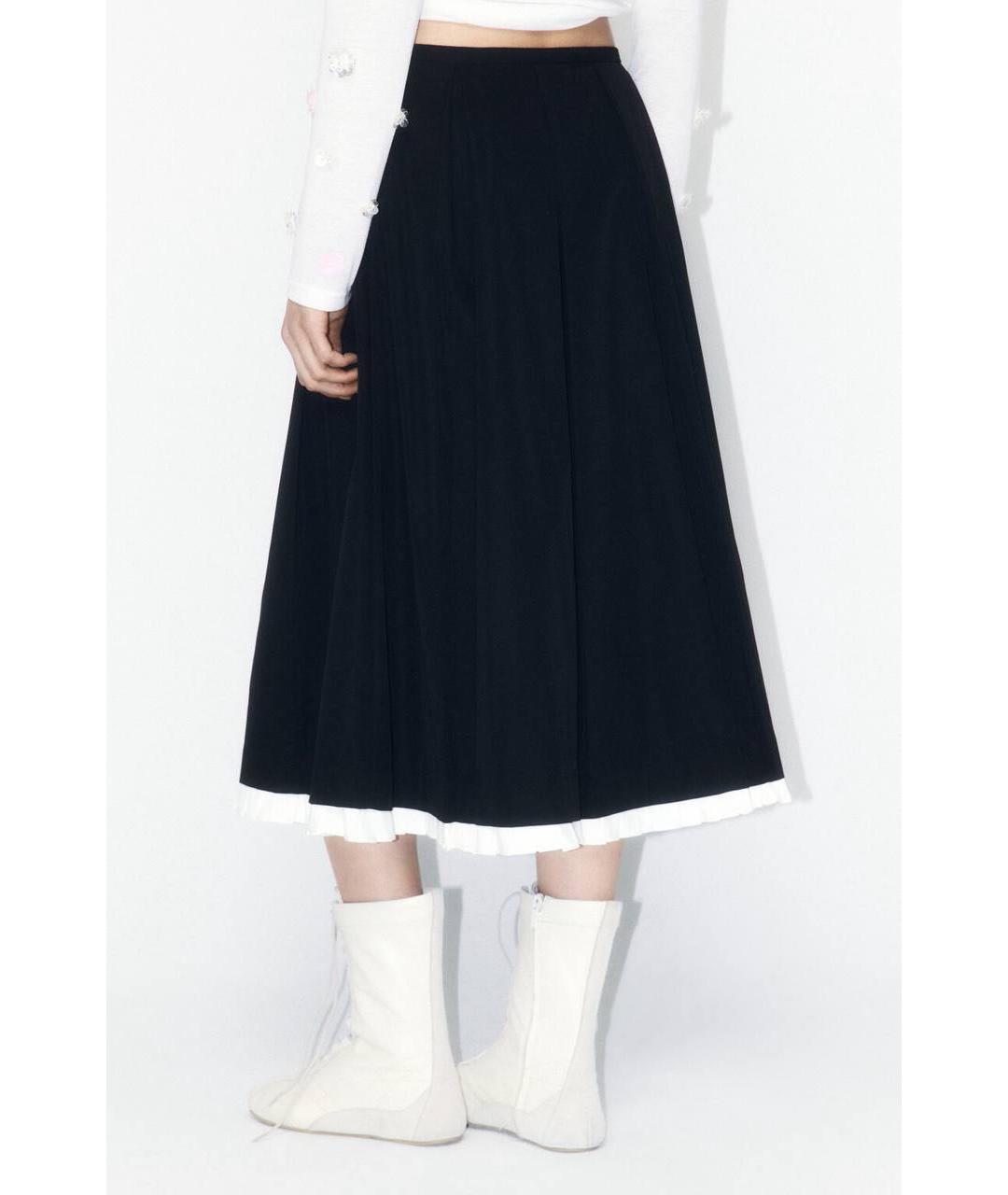 CHANEL Черная юбка миди, фото 3