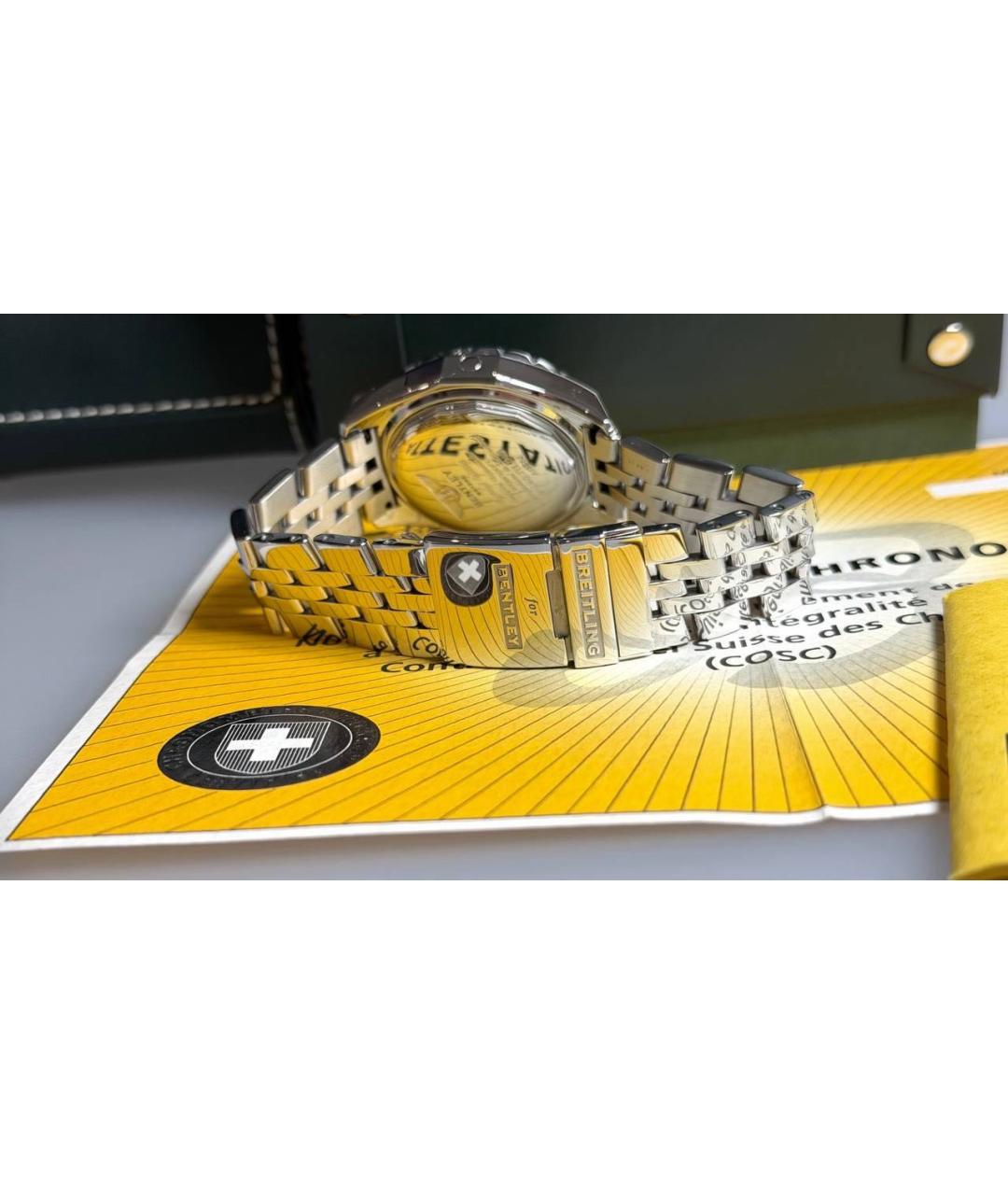 BREITLING Белые часы, фото 6