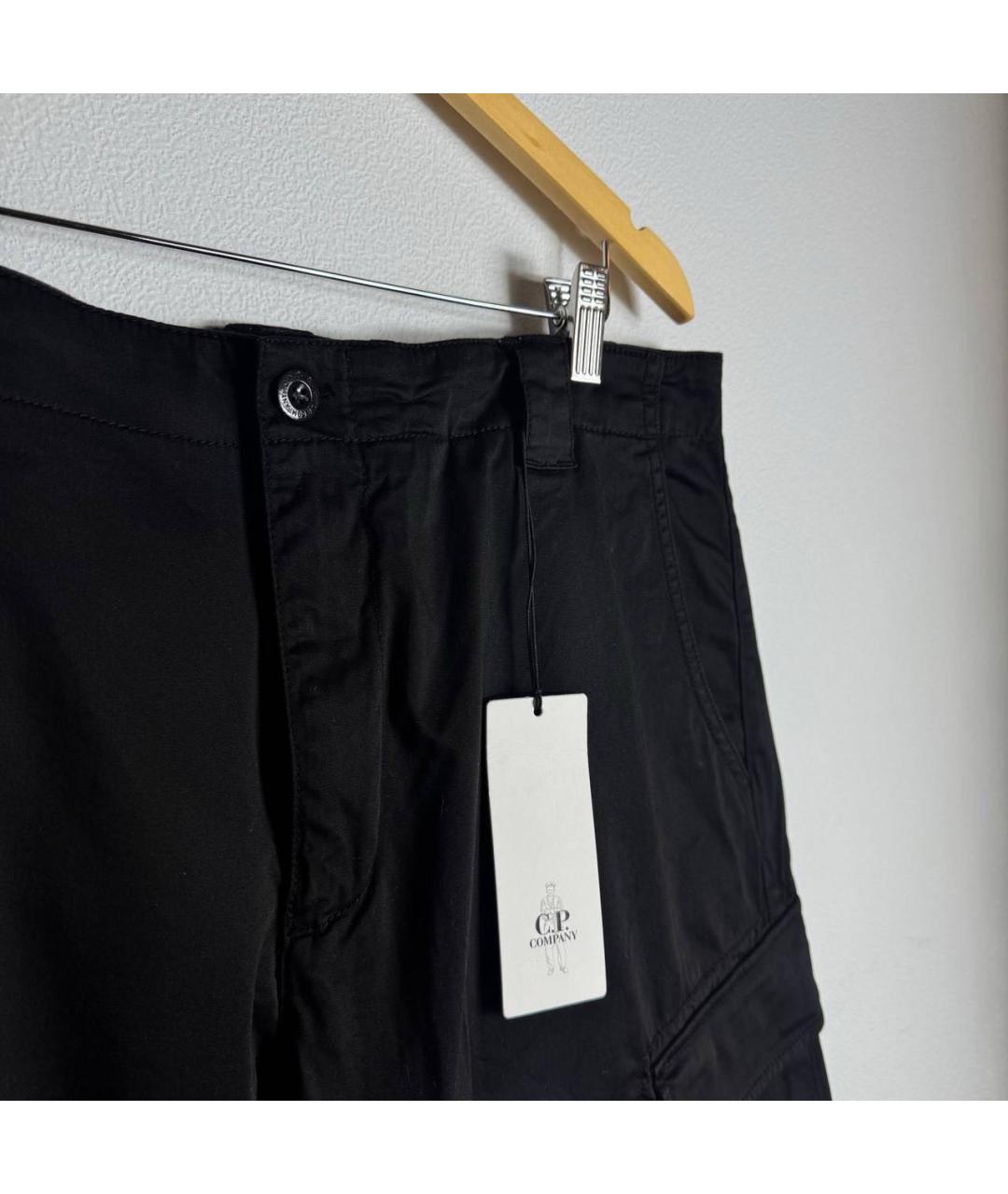 CP COMPANY Черные хлопковые шорты, фото 5