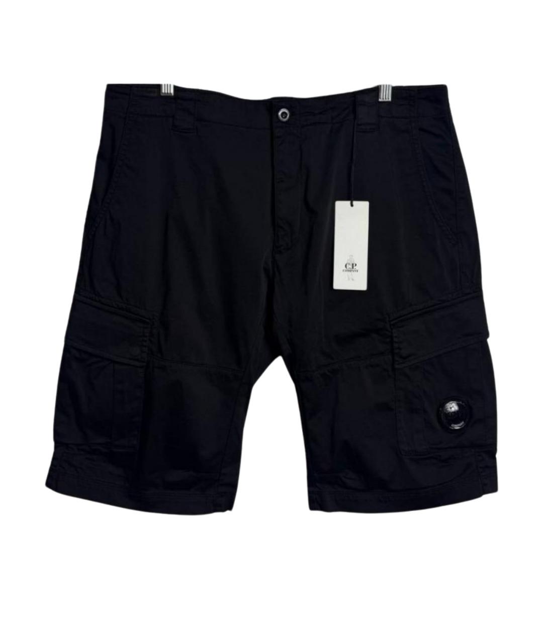CP COMPANY Черные хлопковые шорты, фото 8