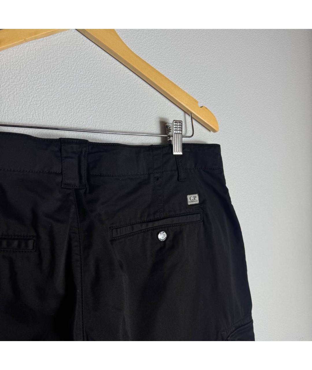CP COMPANY Черные хлопковые шорты, фото 3