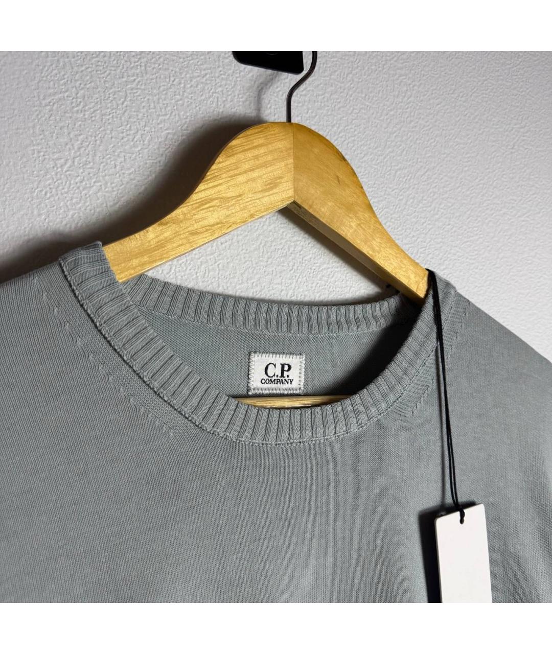 CP COMPANY Серый хлопковый джемпер / свитер, фото 2
