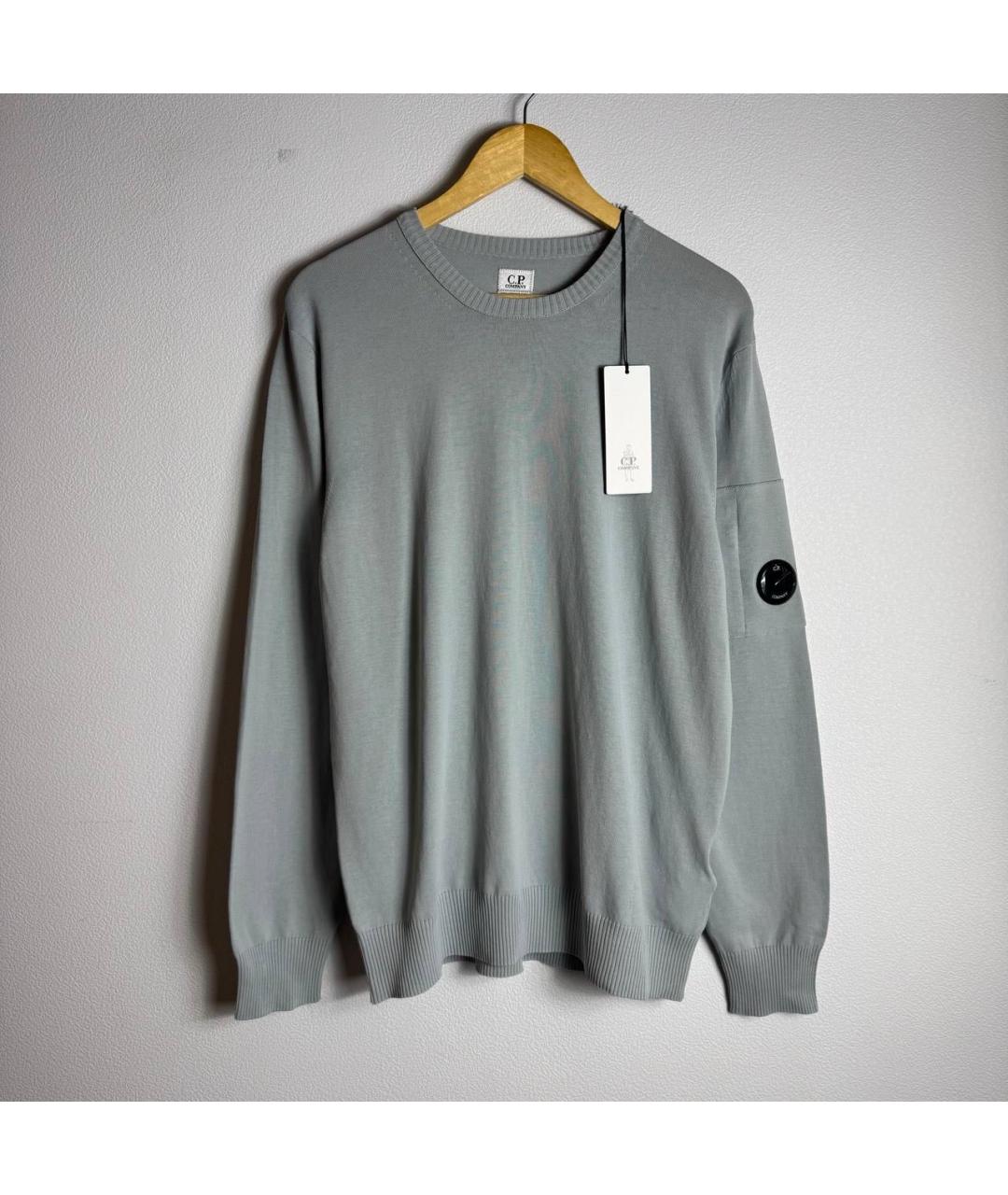CP COMPANY Серый хлопковый джемпер / свитер, фото 7