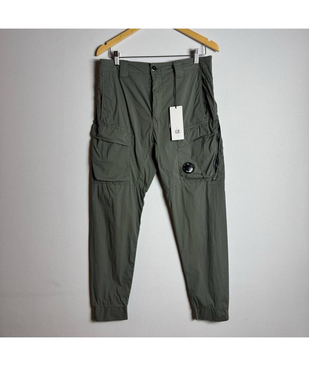 CP COMPANY Зеленые нейлоновые повседневные брюки, фото 8