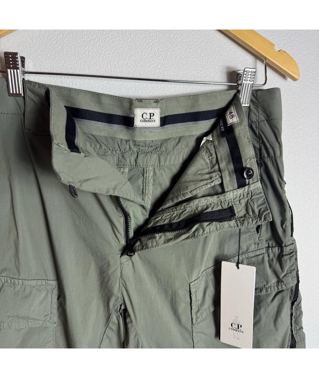 CP COMPANY Зеленые нейлоновые повседневные брюки, фото 3