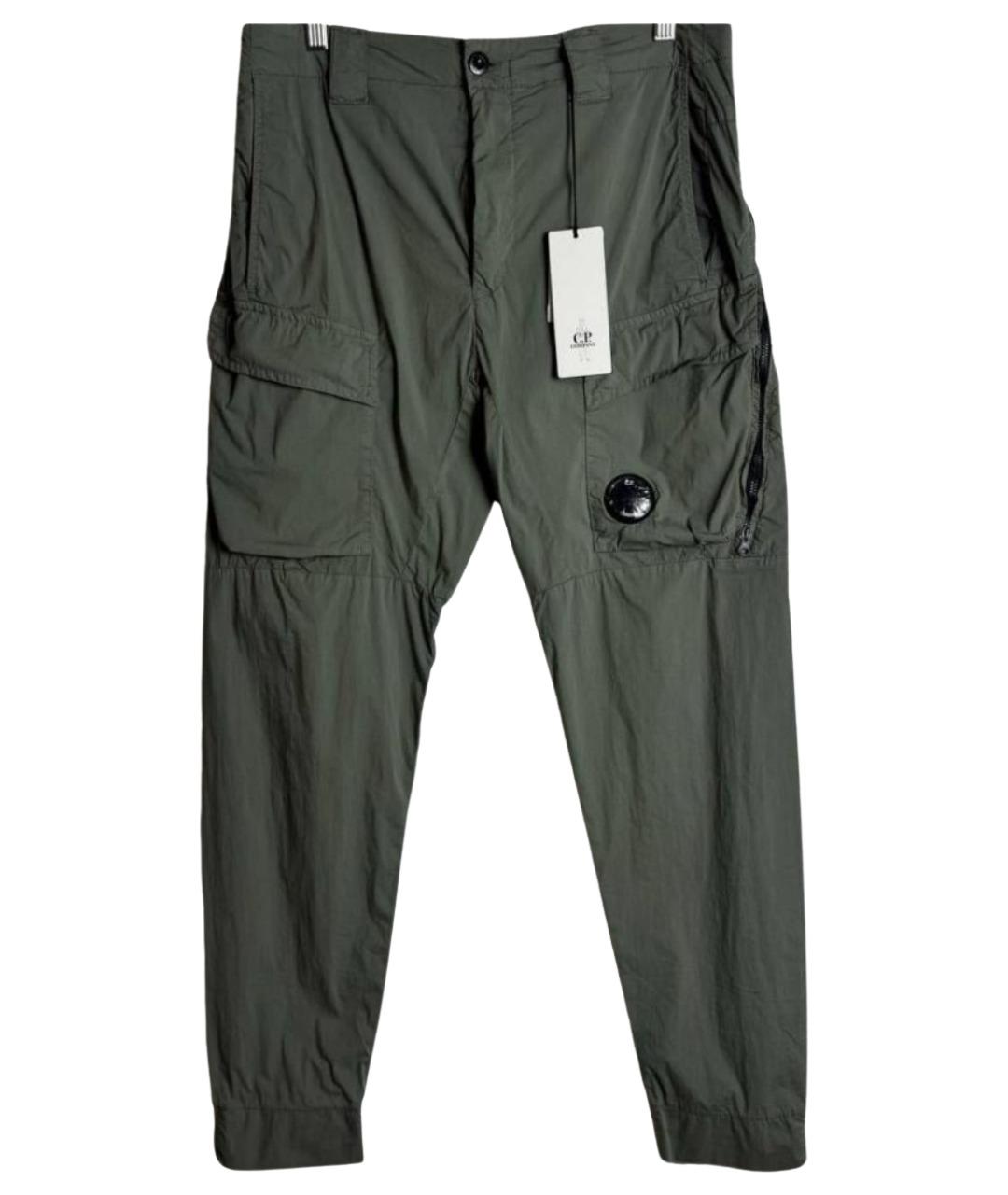 CP COMPANY Зеленые нейлоновые повседневные брюки, фото 1