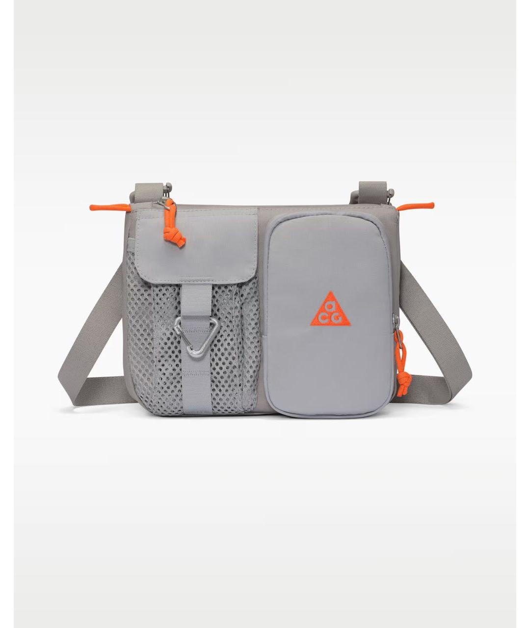 NIKE ACG Бежевая синтетическая сумка на плечо, фото 9