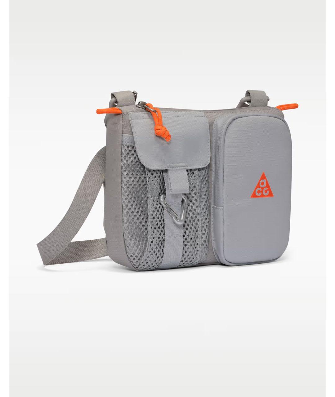 NIKE ACG Бежевая синтетическая сумка на плечо, фото 2