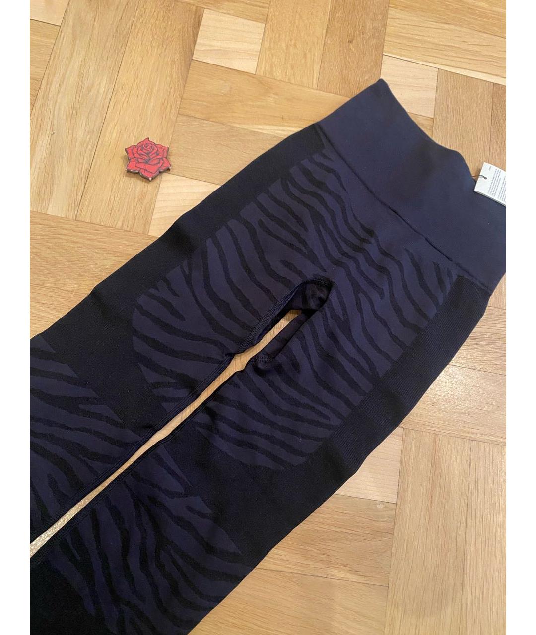 ADIDAS BY STELLA MCCARTNEY Черные синтетические леггинсы и велосипедки, фото 8