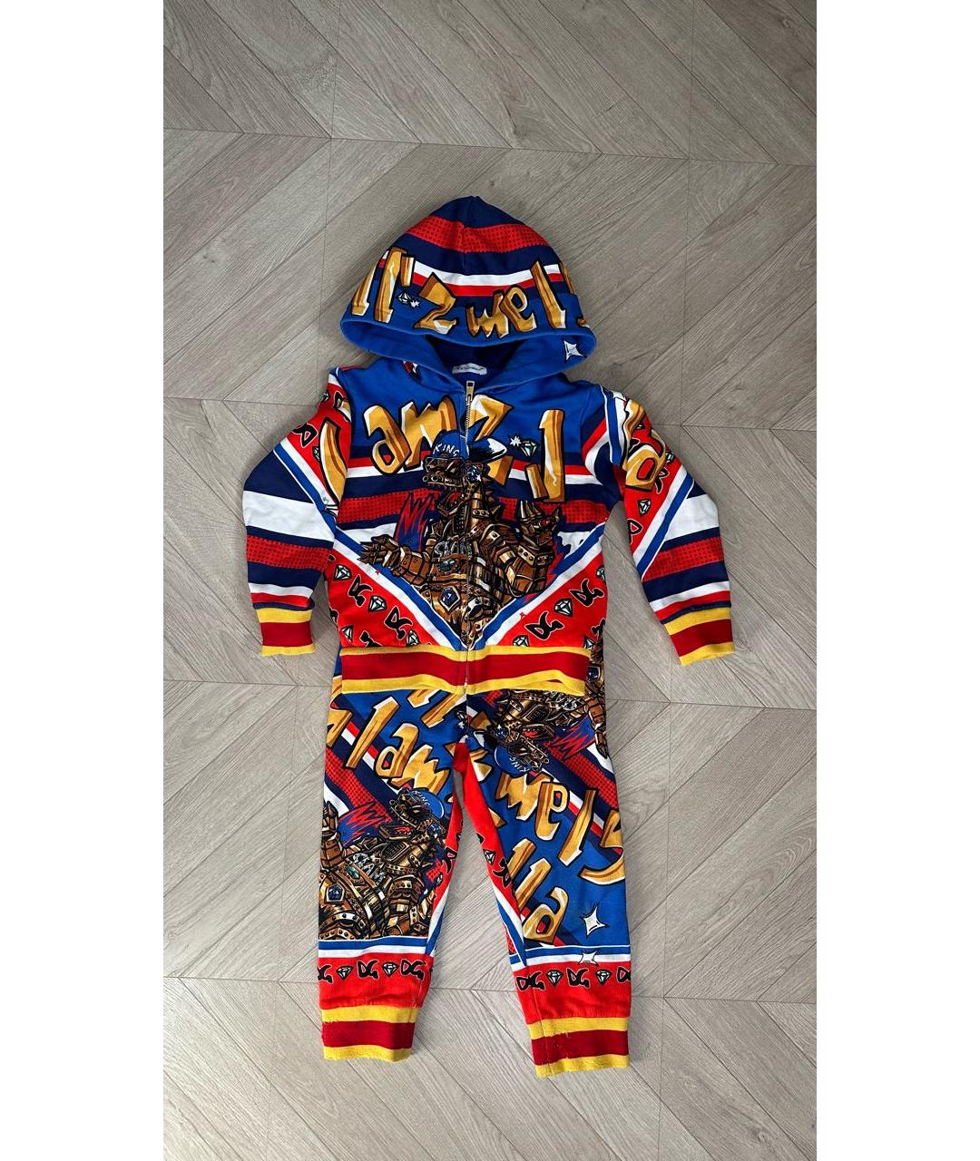 DOLCE & GABBANA KIDS Мульти хлопковый комплект, фото 5