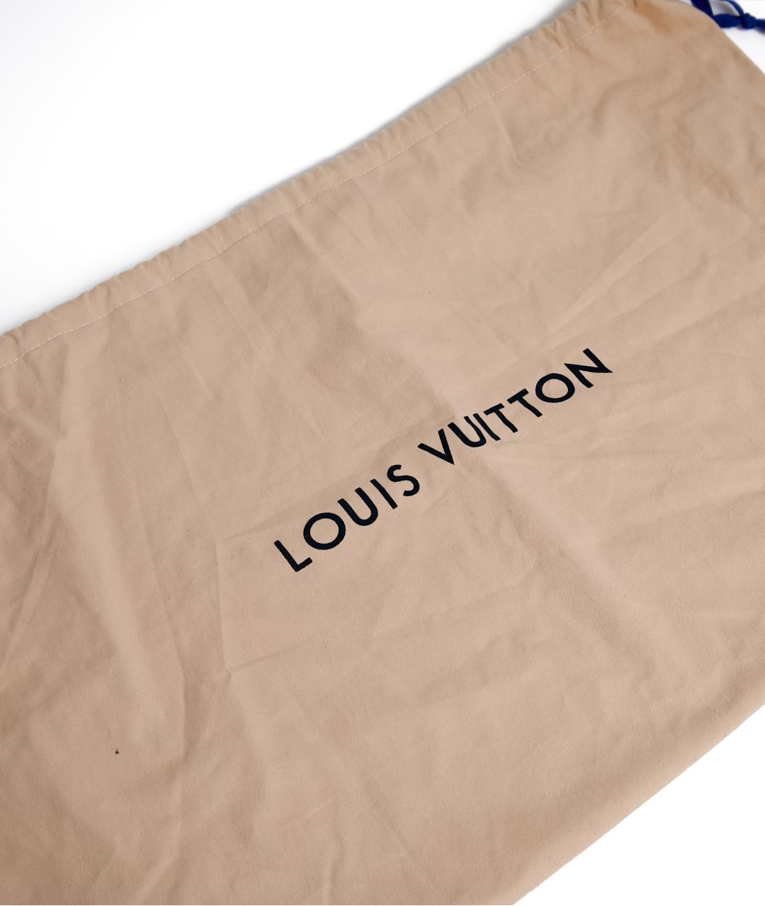 LOUIS VUITTON Коричневая сумка тоут из канвы, фото 6