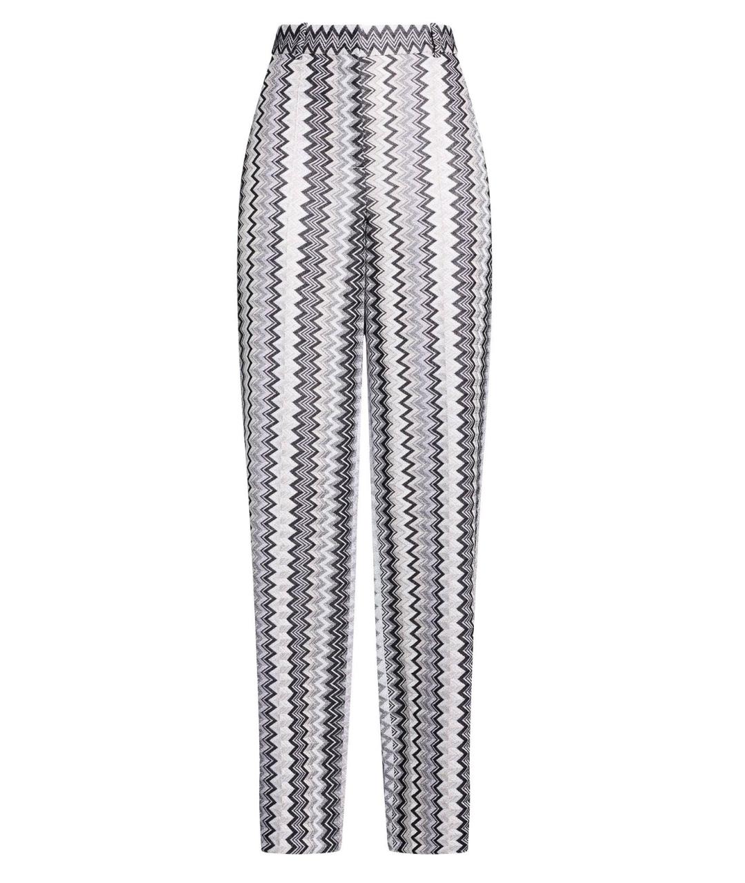 MISSONI Серые вискозные прямые брюки, фото 1