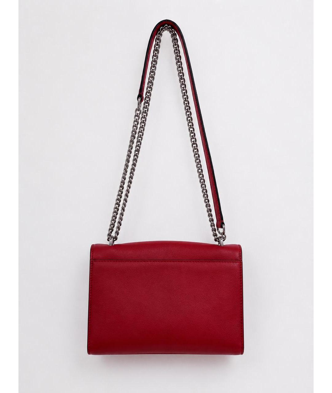 LOUIS VUITTON Красная кожаная сумка через плечо, фото 2