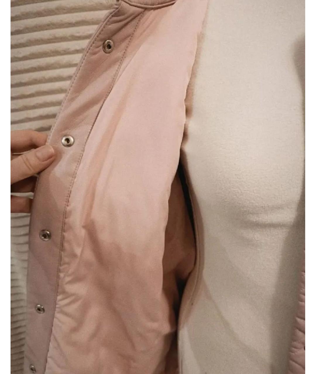 MSGM Розовая полиэстеровая куртка, фото 4