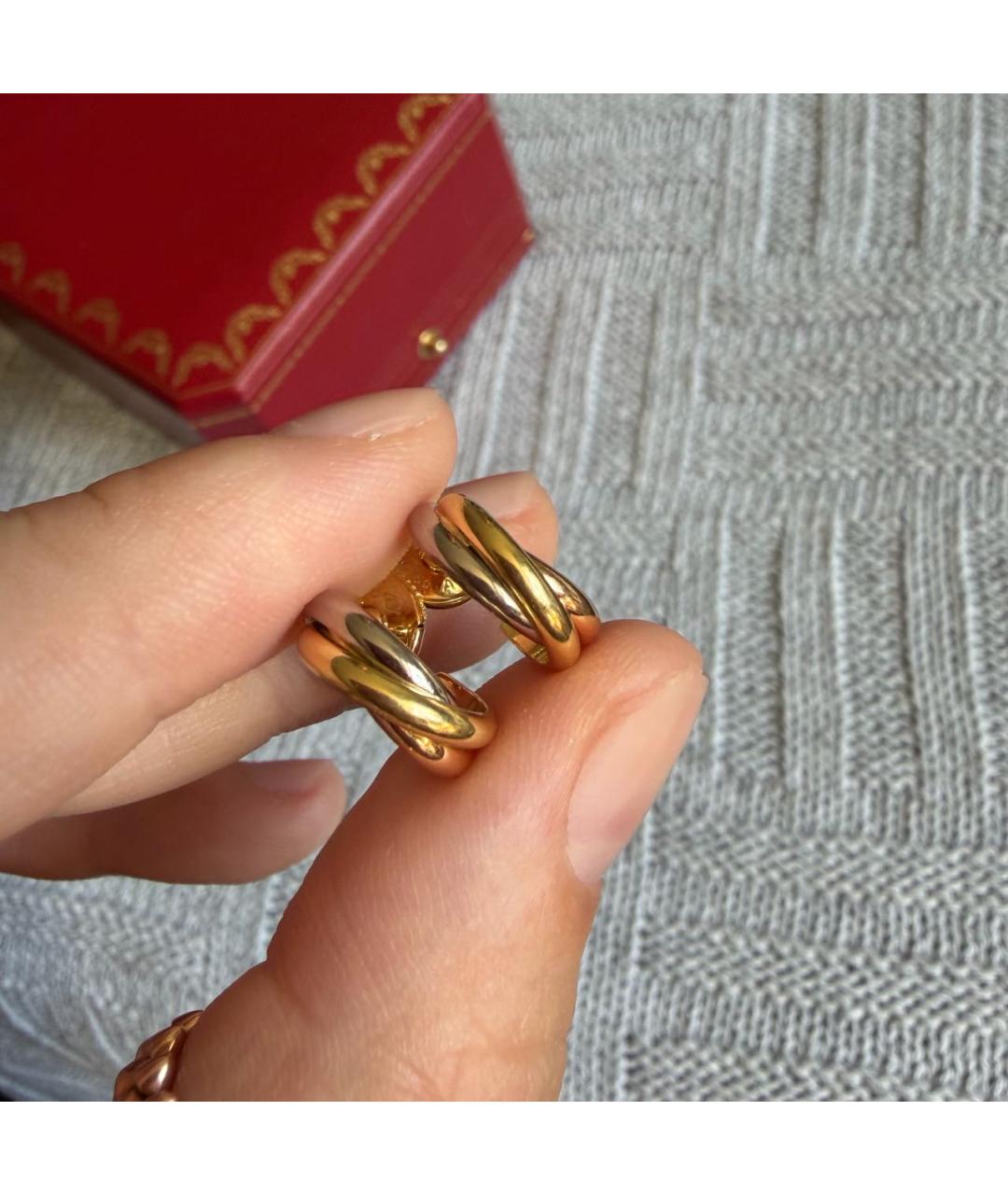CARTIER Золотые серьги из желтого золота, фото 7