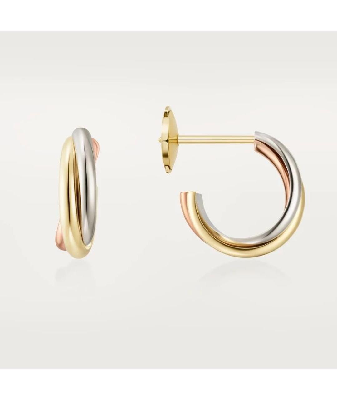 CARTIER Золотые серьги из желтого золота, фото 9