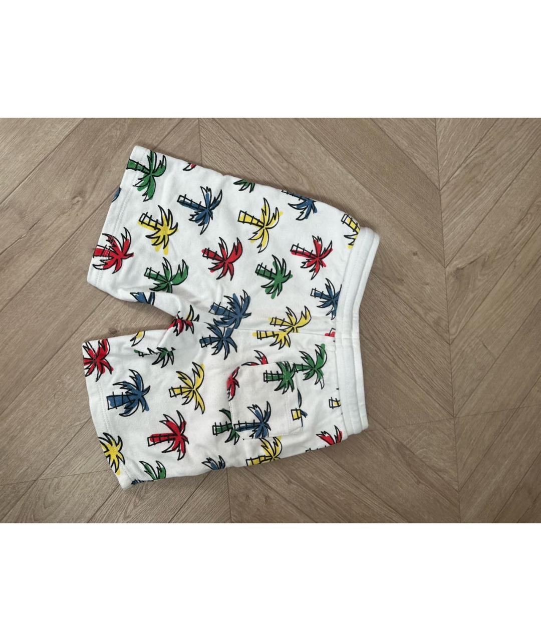STELLA MCCARTNEY KIDS Белые хлопковые детские шорты, фото 2