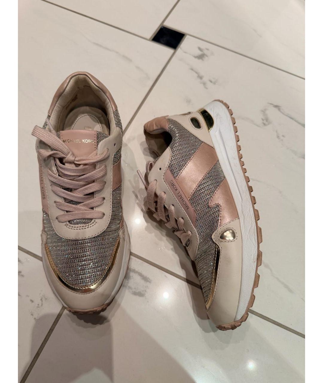 MICHAEL KORS Розовые кроссовки, фото 2
