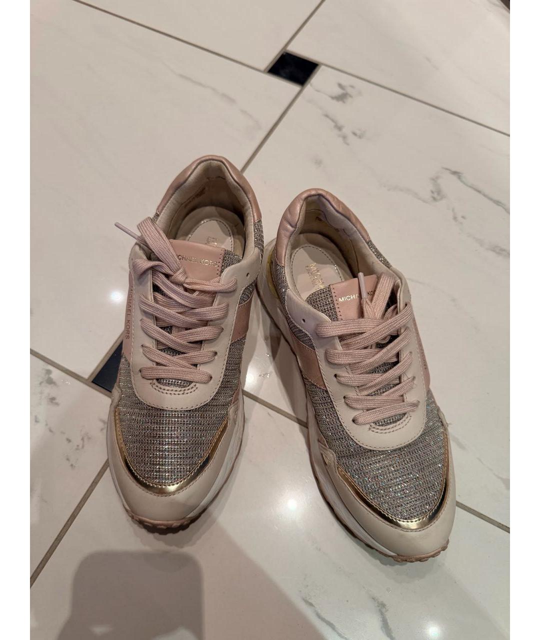 MICHAEL KORS Розовые кроссовки, фото 4