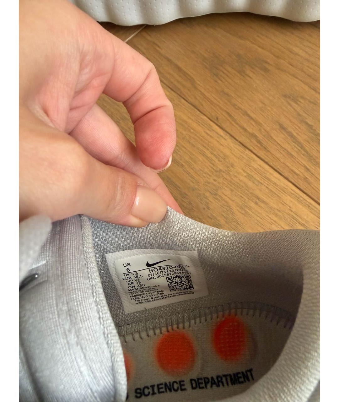 NIKE Серые кроссовки, фото 5