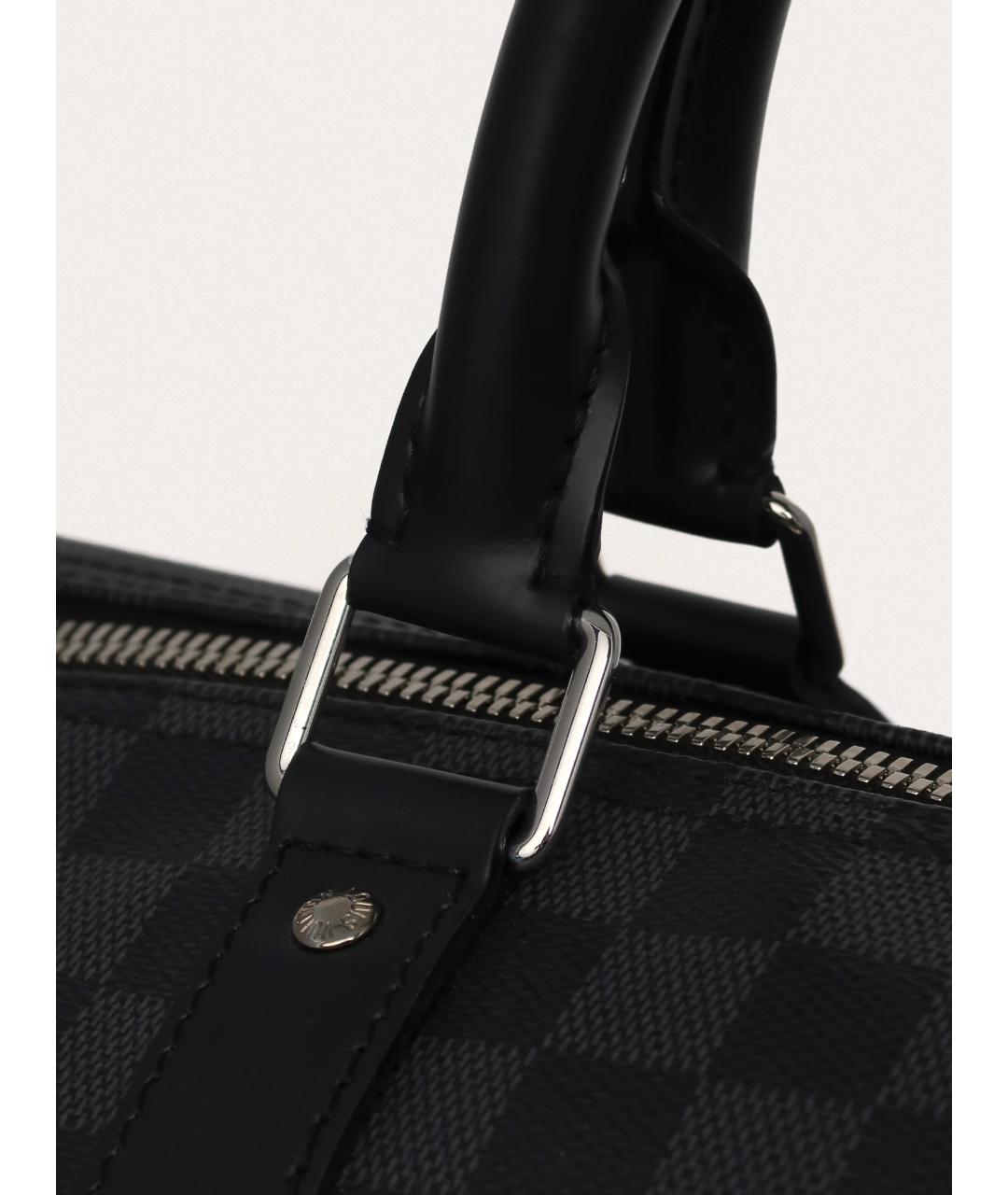 LOUIS VUITTON Черная дорожная/спортивная сумка, фото 7