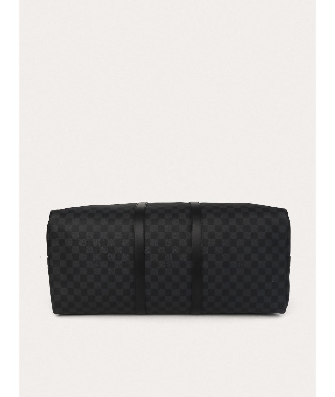 LOUIS VUITTON Черная дорожная/спортивная сумка, фото 4