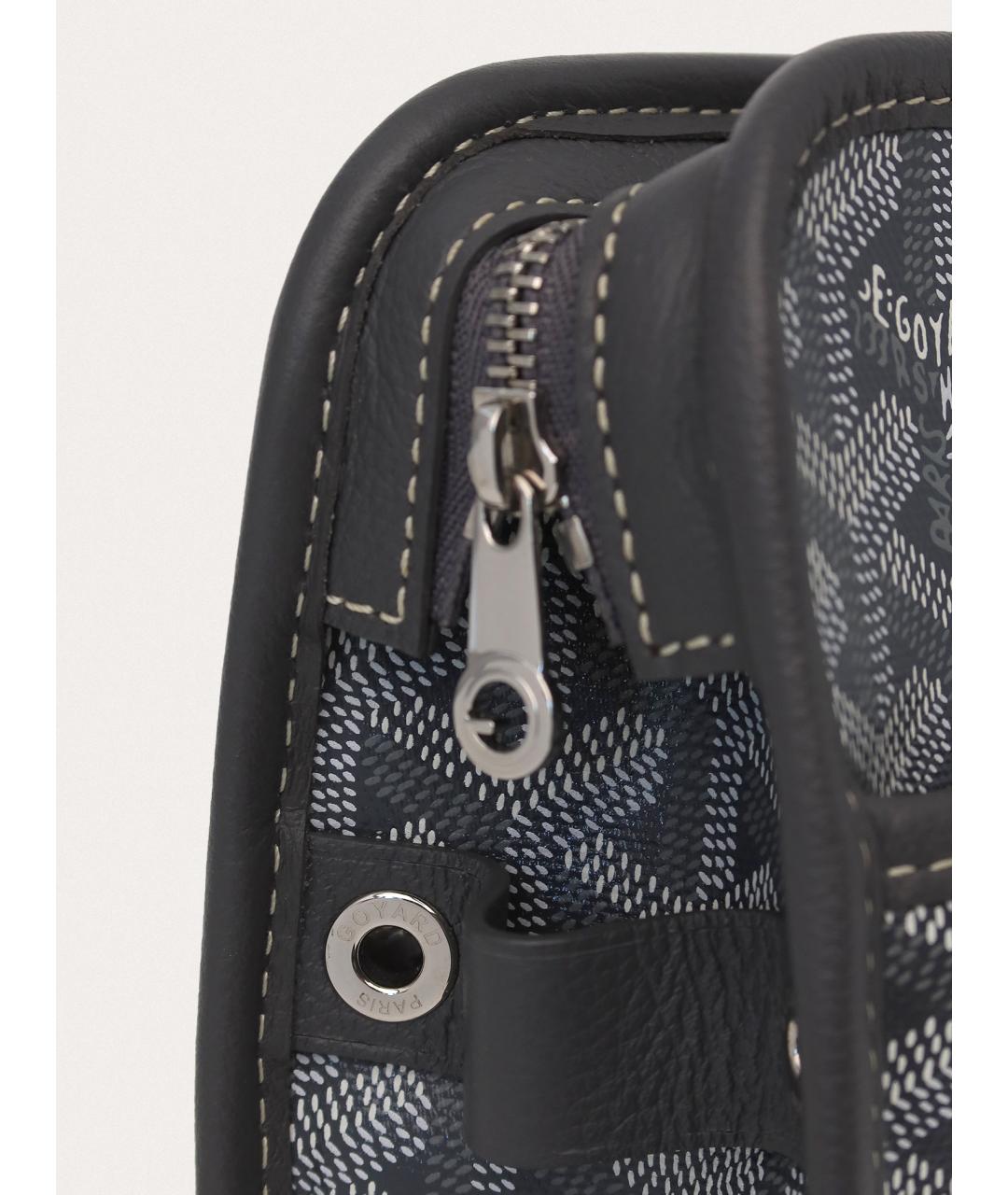 GOYARD Серая барсетка, фото 5