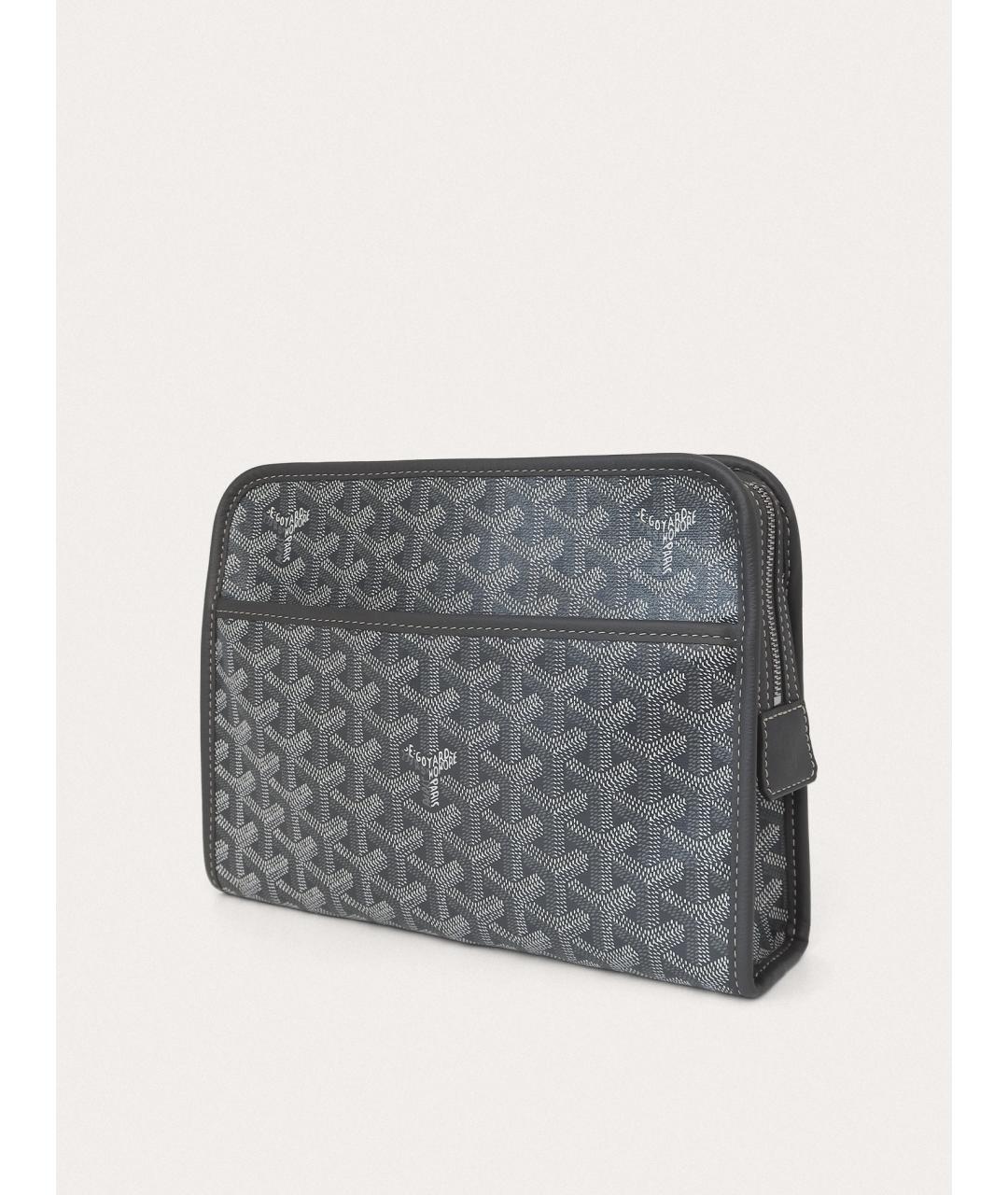 GOYARD Серая барсетка, фото 2