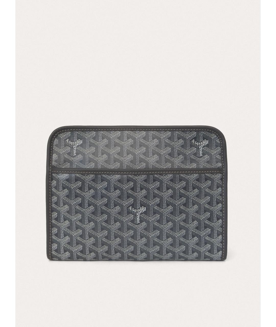 GOYARD Серая барсетка, фото 9