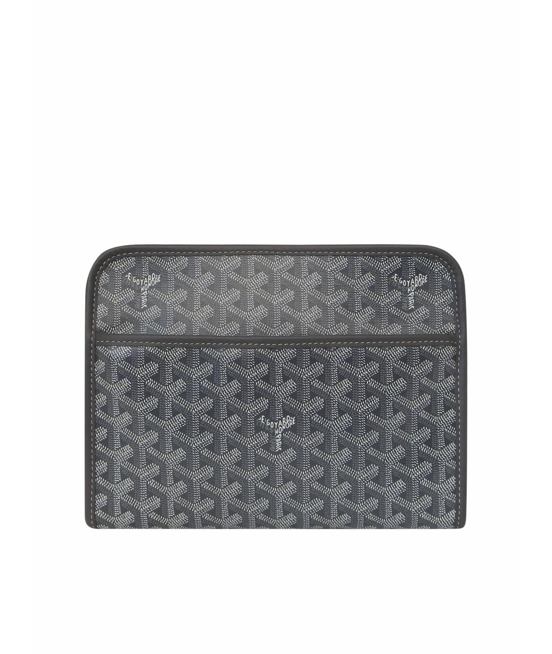 GOYARD Серая барсетка, фото 1