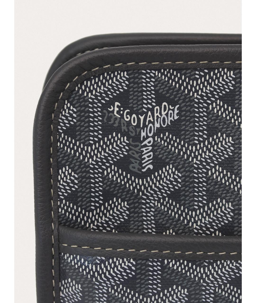 GOYARD Серая барсетка, фото 7