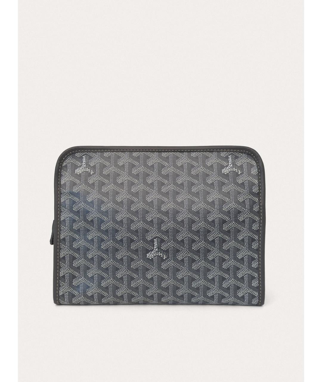 GOYARD Серая барсетка, фото 3