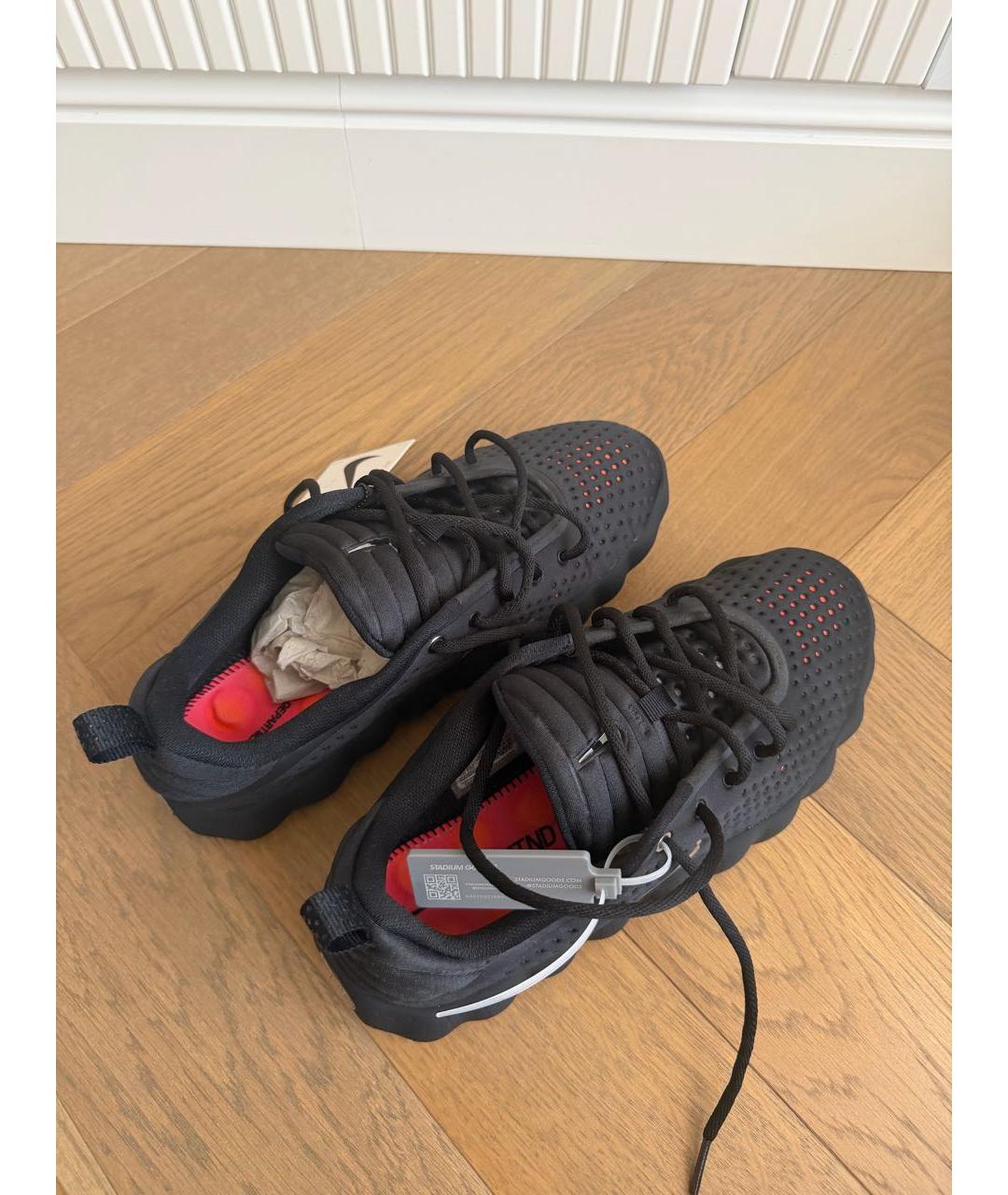 NIKE Черные низкие кроссовки / кеды, фото 2