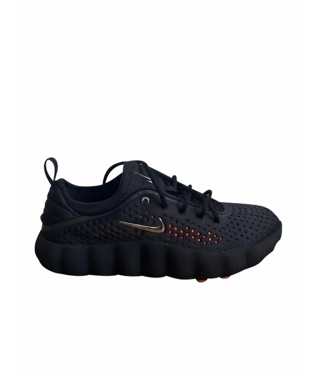 NIKE Черные низкие кроссовки / кеды, фото 1