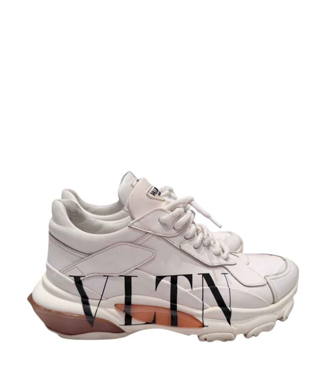 VALENTINO Белые кожаные кроссовки, фото 1