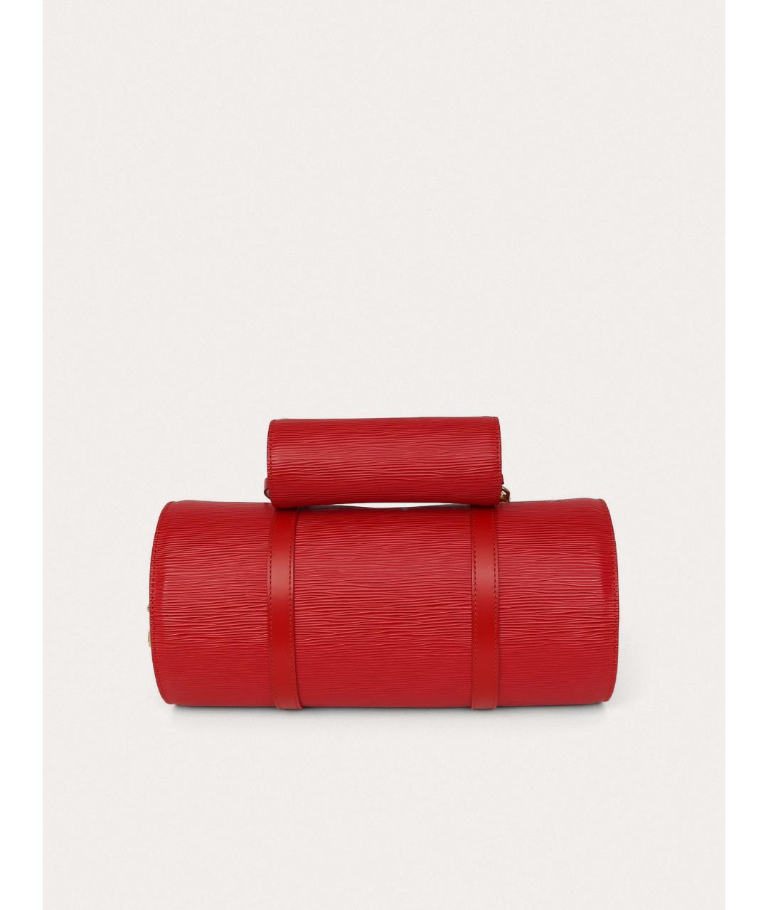 LOUIS VUITTON Розовая кожаная сумка с короткими ручками, фото 4