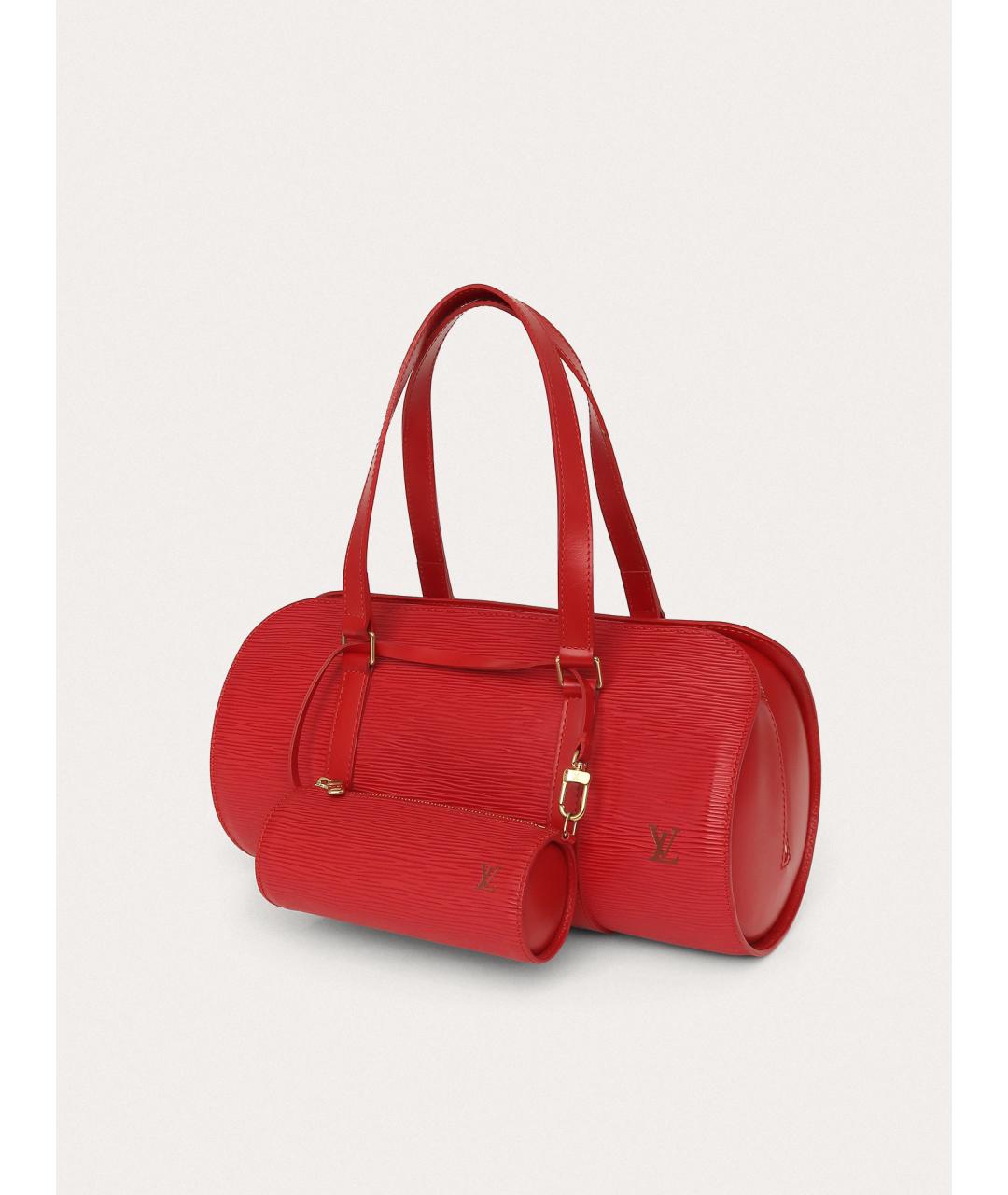 LOUIS VUITTON Розовая кожаная сумка с короткими ручками, фото 2