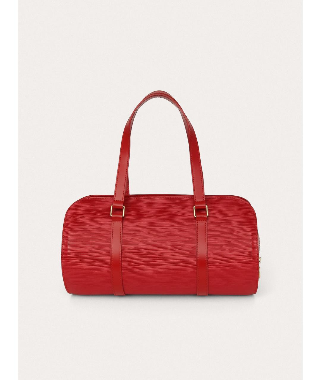 LOUIS VUITTON Розовая кожаная сумка с короткими ручками, фото 3
