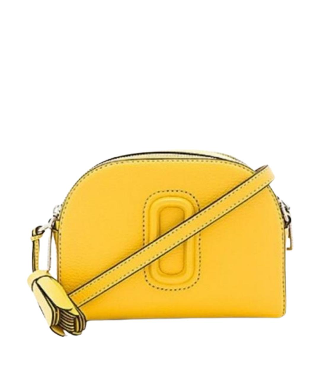 MARC JACOBS Желтая кожаная сумка через плечо, фото 1