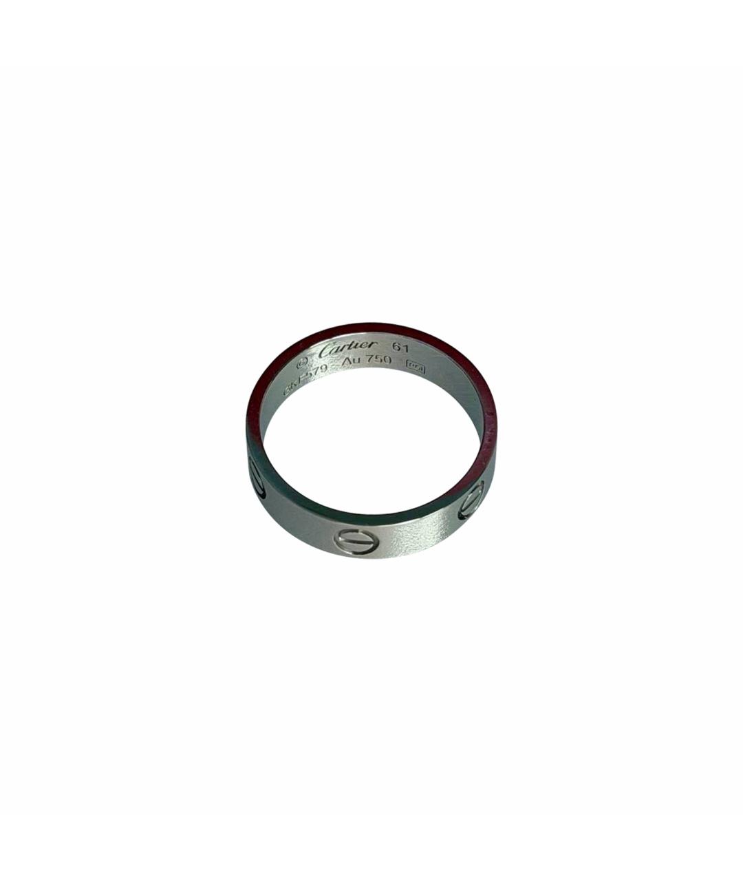 CARTIER Белое кольцо из белого золота, фото 1