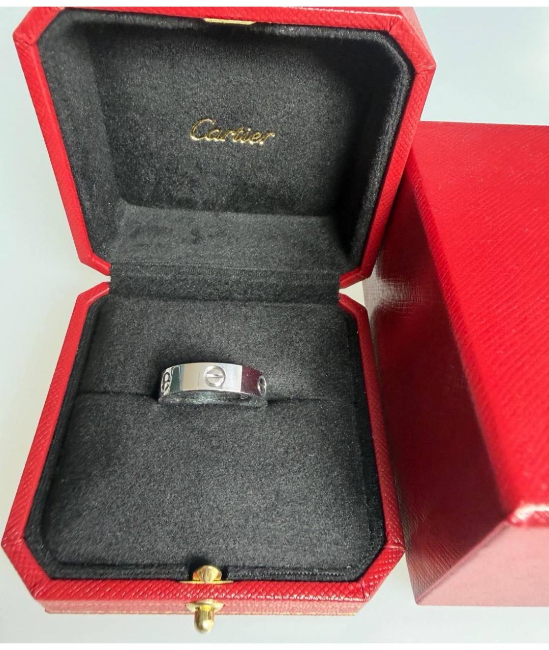 CARTIER Белое кольцо из белого золота, фото 2