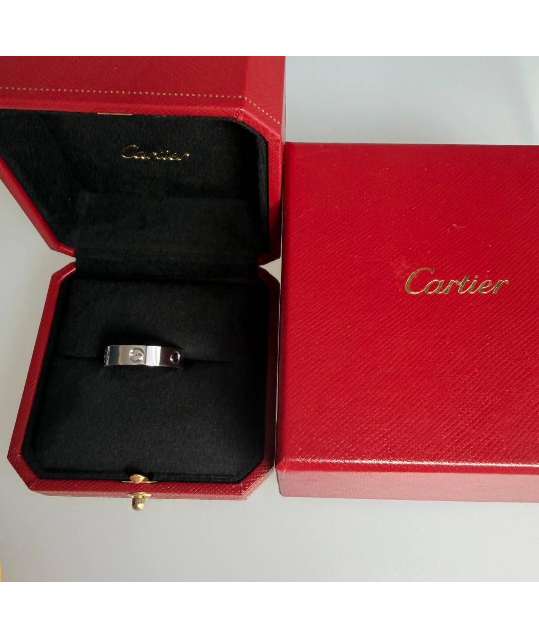 CARTIER Белое кольцо из белого золота, фото 3