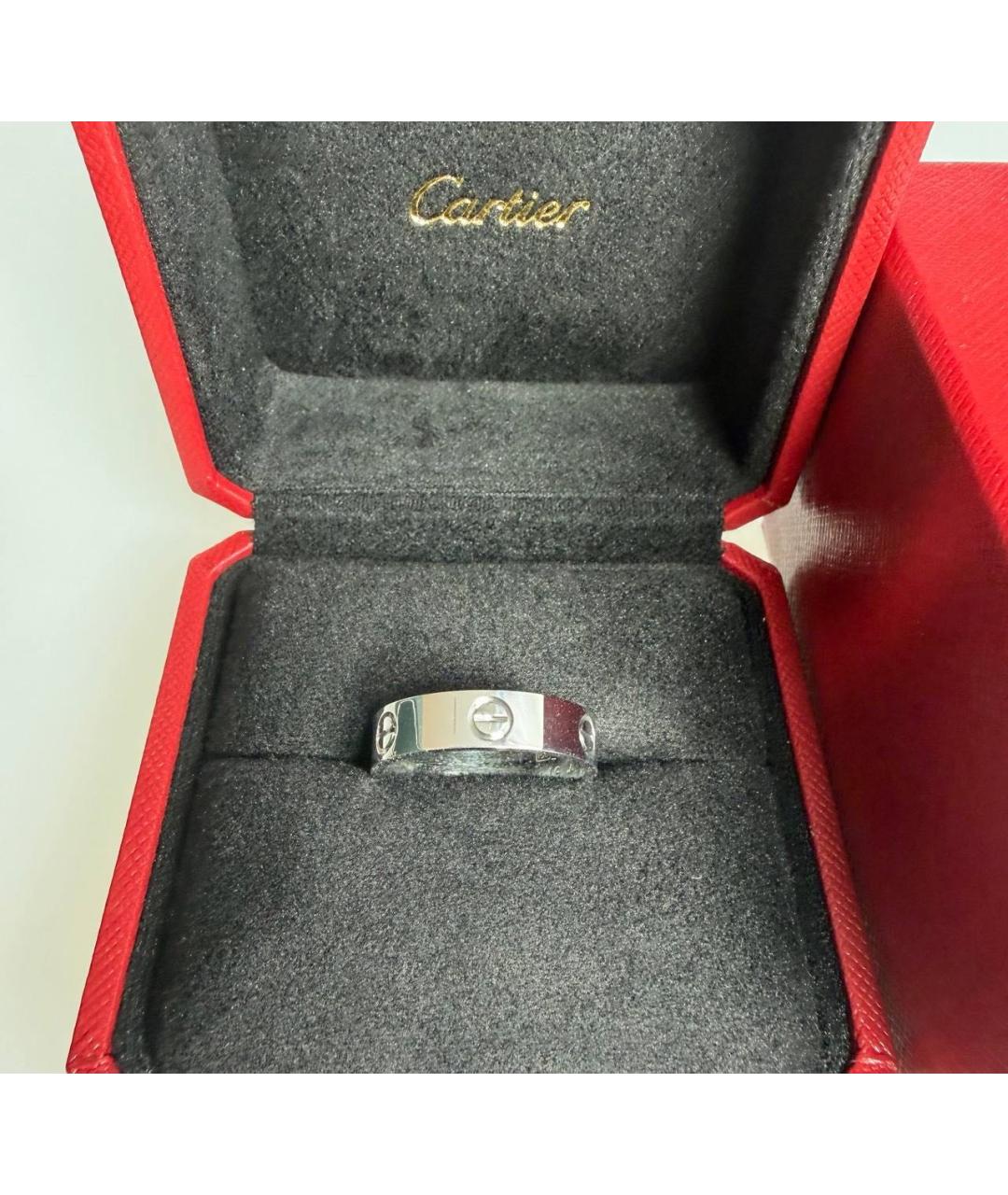 CARTIER Белое кольцо из белого золота, фото 9