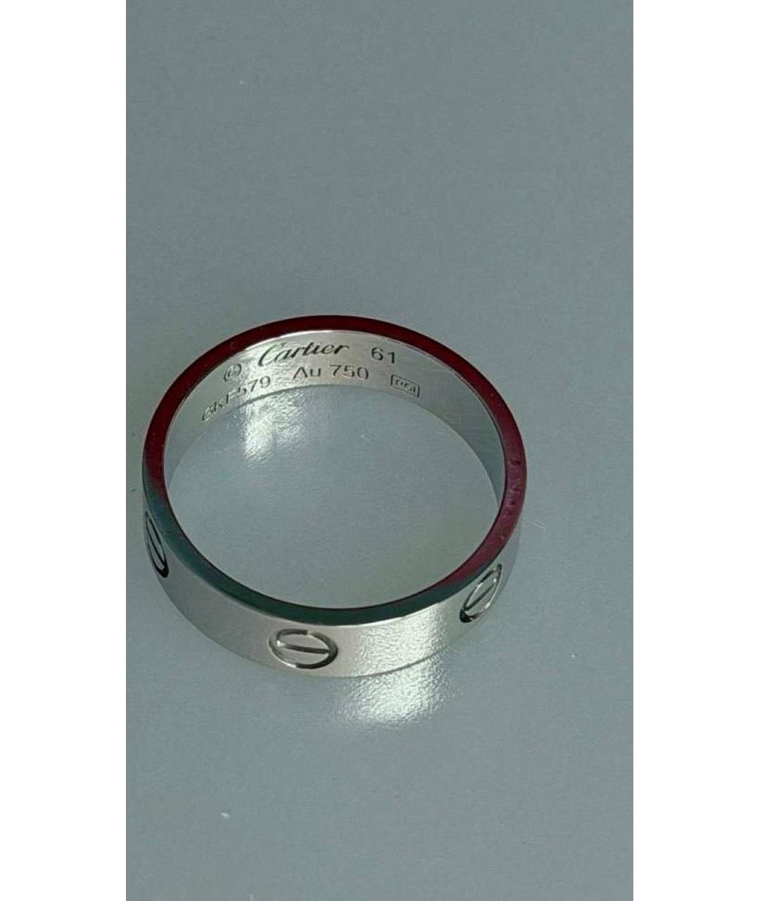 CARTIER Белое кольцо из белого золота, фото 5