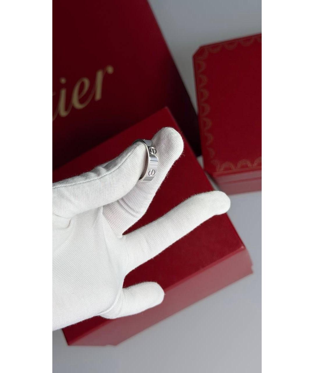CARTIER Белое кольцо из белого золота, фото 4