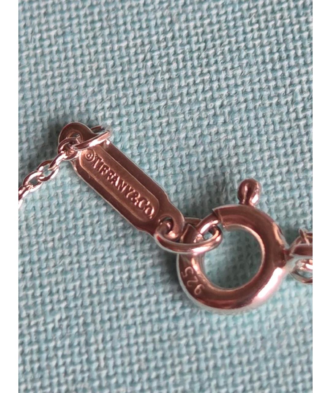 TIFFANY&CO Бирюзовое серебряное колье, фото 6