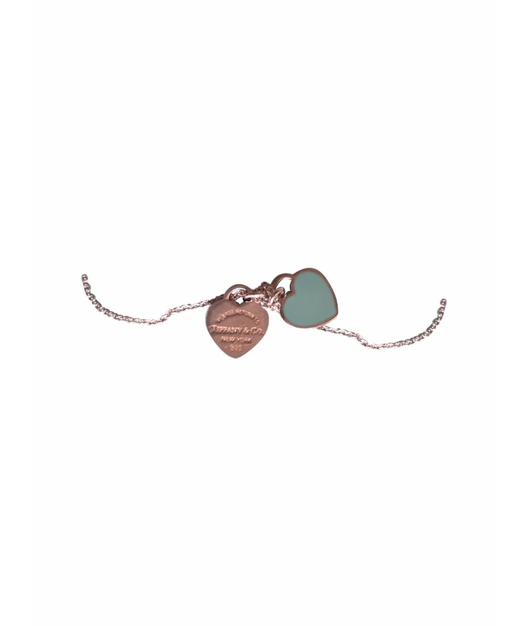 TIFFANY&CO Бирюзовое серебряное колье, фото 1