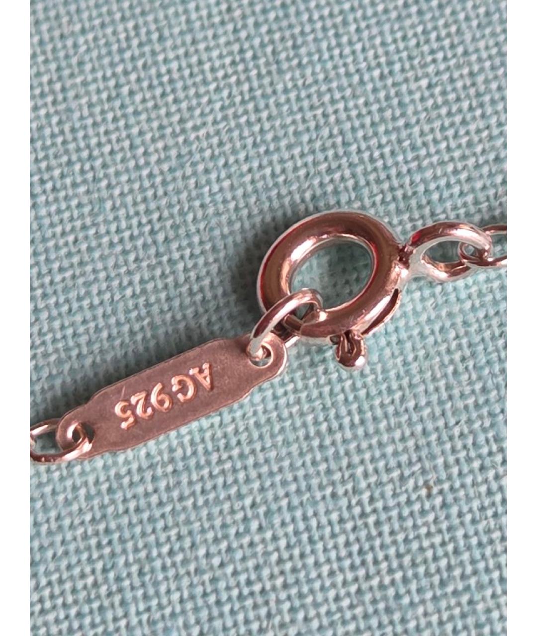 TIFFANY&CO Бирюзовое серебряное колье, фото 5